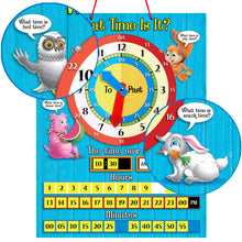 Load image into Gallery viewer, Tell Time Magnetic Teaching Clock for Kids