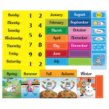 Load image into Gallery viewer, Magnetic Daily Calendar for Kids（Blue）