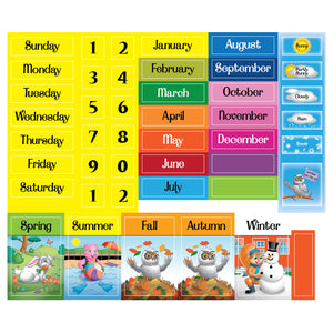 Magnetic Daily Calendar for Kids（Blue）