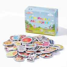 Load image into Gallery viewer, 02 Magnetic Foam Objects for Kids: 52 ABC Alphabet Toy Magnets for Early Education