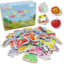 Load image into Gallery viewer, 02 Magnetic Foam Objects for Kids: 52 ABC Alphabet Toy Magnets for Early Education